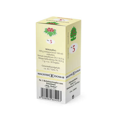 Sie sehen eine Packung Magister Doskar Nr. 6 Heuschnupfentropfen zum Einnehmen, Produktbild: 04 Magister Doskar Nr. 6 Heuschnupfentropfen zum Einnehmen, A-Nr.: 0685009 - 04