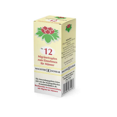 Magister Doskar Nr. 12 Migränetropfen für Männer zum Einnehmen, A-Nr.: 0685067 - 04