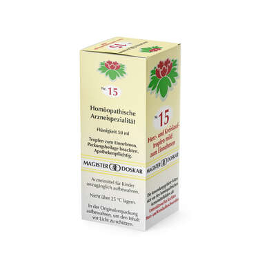 Magister Doskar Nr. 15 Herz- und Kreislauftropfen mild zum Einnehmen, A-Nr.: 0685104 - 04