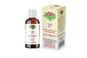 Sie sehen eine Packung Magister Doskar Nr. 27 Stoffwechseltropfen zum Einnehmen, Produktbild: 01 Magister Doskar Nr. 27 Stoffwechseltropfen zum Einnehmen, A-Nr.: 0721656 - 01