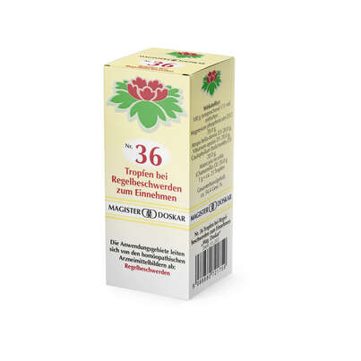 Magister Doskar Nr. 36 Tropfen bei Regelbeschwerden zum Einnehmen, A-Nr.: 0721751 - 03