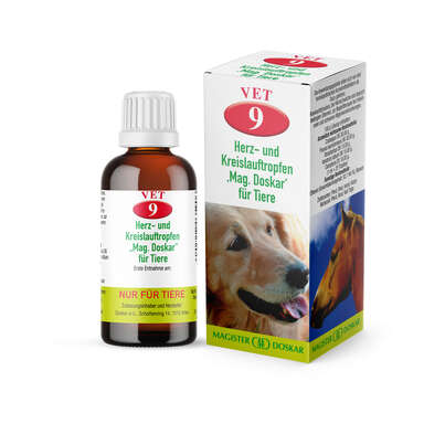 Magister Doskar VET Nr. 9 Herz- und Kreislauftropfen für Tiere, A-Nr.: 1299538 - 04