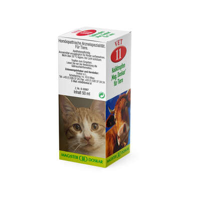 Sie sehen eine Packung Magister Doskar VET Nr. 11 Koliktropfen für Tiere, Produktbild: 05 Magister Doskar VET Nr. 11 Koliktropfen für Tiere, A-Nr.: 1299550 - 05