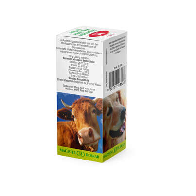 Sie sehen eine Packung Magister Doskar VET Nr. 16 Grippetropfen für Tiere, Produktbild: 05 Magister Doskar VET Nr. 16 Grippetropfen für Tiere, A-Nr.: 1299610 - 05