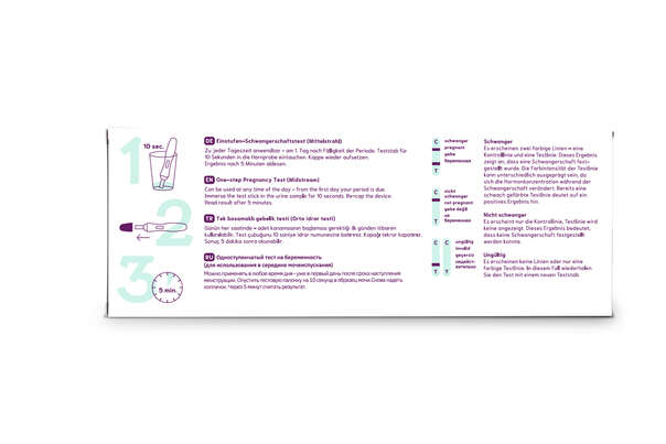 Sie sehen eine Packung CYCLOTEST Schwangerschafts-Test, Produktbild: 02 CYCLOTEST Schwangerschafts-Test, A-Nr.: 4083632 - 02