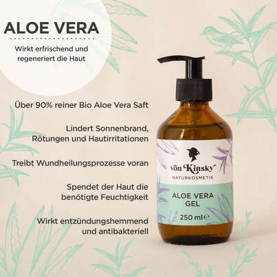 von Kinsky® Bio Aloe Vera Gel Feuchtigkeitspflege, A-Nr.: 5987347 - 02