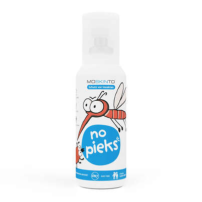 Sie sehen eine Packung No pieks Insektenschutzspray, Produktbild: 01 No pieks Insektenschutzspray, A-Nr.: 5885316 - 01