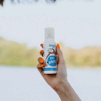 Sie sehen eine Packung No pieks Insektenschutzspray, Produktbild: 02 No pieks Insektenschutzspray, A-Nr.: 5885316 - 02