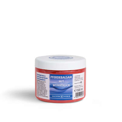 Sie sehen eine Packung Pferdebalsam mit Weihrauch 500ml, Produktbild: 01 Pferdebalsam mit Weihrauch 500ml, A-Nr.: 3470864 - 01