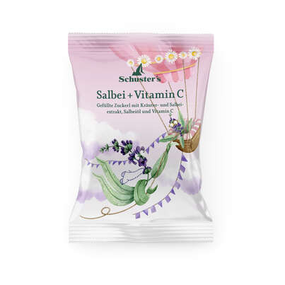 Schuster’s Salbei+Vitamin C Zuckerl gefüllt, A-Nr.: 5695975 - 01
