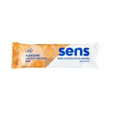 SENS Pleasure Proteinriegel mit Grillenmehl - Dunkle Schokolade &amp; Orange, A-Nr.: 5948620 - 01