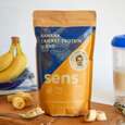 Sie sehen eine Packung SENS Proteinshake mit Grillenmehl – Banane, Produktbild: 03 SENS Proteinshake mit Grillenmehl – Banane, A-Nr.: 5948726 - 03