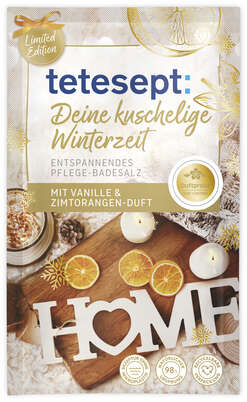 tetesept Badesalz Kuschelige Winterzeit 60g, A-Nr.: 5830404 - 01
