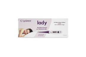 Sie sehen eine Packung cyclotest lady Basalthermometer, Produktbild: 01 cyclotest lady Basalthermometer, A-Nr.: 3470887 - 01
