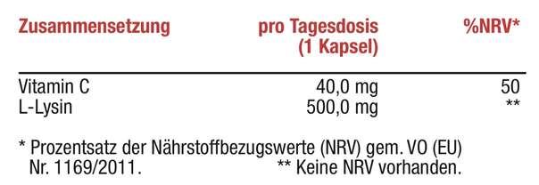 Magdaktiv L-LYSIN PLUS Kapseln, 60Stk., A-Nr.: 8050807 - 02