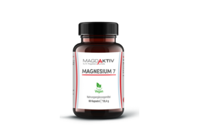 Sie sehen eine Packung Magdaktiv MAGNESIUM 7 Kapseln, 60Stk., Produktbild: 01 Magdaktiv MAGNESIUM 7 Kapseln, 60Stk., A-Nr.: 8050813 - 01