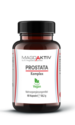 Sie sehen eine Packung Magdaktiv PROSTATA KOMPLEX Kapseln, 60Stk., Produktbild: 01 Magdaktiv PROSTATA KOMPLEX Kapseln, 60Stk., A-Nr.: 8053651 - 01