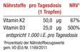 Sie sehen eine Packung Magdaktiv VITAMIN D3+K2 Tropfen, 20ml, Produktbild: 02 Magdaktiv VITAMIN D3+K2 Tropfen, 20ml, A-Nr.: 8062880 - 02