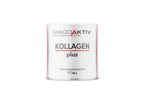 Sie sehen eine Packung Magdaktiv KOLLAGEN PLUS, 200g, Produktbild: 01 Magdaktiv KOLLAGEN PLUS, 200g, A-Nr.: 8069617 - 01