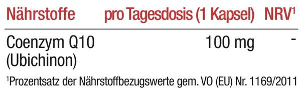 Sie sehen eine Packung Magdaktiv Q10 100MG Kapseln, 60Stk., Produktbild: 02 Magdaktiv Q10 100MG Kapseln, 60Stk., A-Nr.: 8072588 - 02