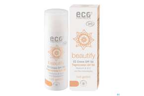 Eco Cosmetics Bio/gesichtspflege Opc/q10/hyaluron Cc Creme Lsf50 Hell 50ml, A-Nr.: 4862773 - 01