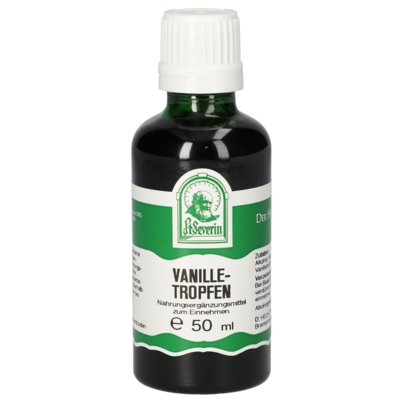 Sie sehen eine Packung VANILLE TROPFEN 50 ML, Produktbild: 01 VANILLE TROPFEN 50 ML, A-Nr.: 4946642 - 01