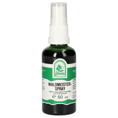 Sie sehen eine Packung WALDMEISTER SPRAY 50 ML, Produktbild: 01 WALDMEISTER SPRAY 50 ML, A-Nr.: 4445093 - 01