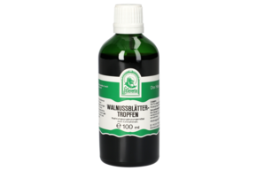 Sie sehen eine Packung WALNUSSBLAETTER TROPFEN 100 ML, Produktbild: 01 WALNUSSBLAETTER TROPFEN 100 ML, A-Nr.: 5444606 - 01