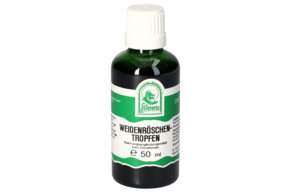 Sie sehen eine Packung WEIDENROESCHEN TROPFEN 50 ML, Produktbild: 01 WEIDENROESCHEN TROPFEN 50 ML, A-Nr.: 4377782 - 01
