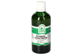 Sie sehen eine Packung WEIHRAUCHEXTRAKT TROPFEN 100 ML, Produktbild: 01 WEIHRAUCHEXTRAKT TROPFEN 100 ML, A-Nr.: 4485112 - 01