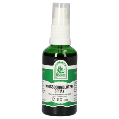 Sie sehen eine Packung WEISSDORNBLUETEN SPRAY 50 ML, Produktbild: 01 WEISSDORNBLUETEN SPRAY 50 ML, A-Nr.: 4445147 - 01