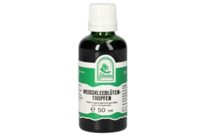 Sie sehen eine Packung WEISSKLEEBLUETEN TROPFEN 50 ML, Produktbild: 01 WEISSKLEEBLUETEN TROPFEN 50 ML, A-Nr.: 5471773 - 01