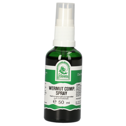 Sie sehen eine Packung WERMUT COMP SPRAY 50 ML, Produktbild: 01 WERMUT COMP SPRAY 50 ML, A-Nr.: 4800192 - 01