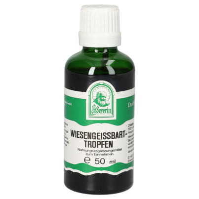 Sie sehen eine Packung WIESENGEISSBART TROPFEN 50 ML, Produktbild: 01 WIESENGEISSBART TROPFEN 50 ML, A-Nr.: 4403396 - 01
