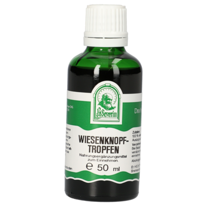 Sie sehen eine Packung WIESENKNOPF TROPFEN 50 ML, Produktbild: 01 WIESENKNOPF TROPFEN 50 ML, A-Nr.: 4566224 - 01