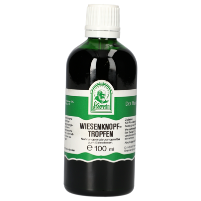 Sie sehen eine Packung WIESENKNOPF TROPFEN 100 ML, Produktbild: 01 WIESENKNOPF TROPFEN 100 ML, A-Nr.: 4566230 - 01