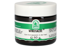 Sie sehen eine Packung WINDSALBE 50 G, Produktbild: 01 WINDSALBE 50 G, A-Nr.: 4854443 - 01
