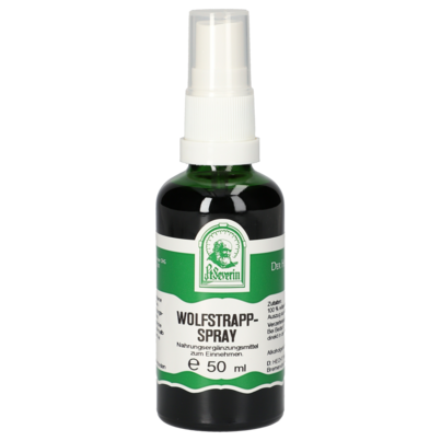 Sie sehen eine Packung WOLFSTRAPP SPRAY 50 ML, Produktbild: 01 WOLFSTRAPP SPRAY 50 ML, A-Nr.: 4485684 - 01