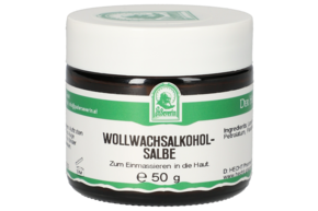 Sie sehen eine Packung WOLLWACHSALKOHOLSALBE 50 G, Produktbild: 01 WOLLWACHSALKOHOLSALBE 50 G, A-Nr.: 5650783 - 01