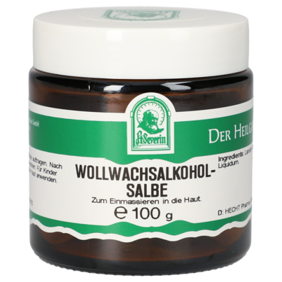 Sie sehen eine Packung WOLLWACHSALKOHOLSALBE 100 G, Produktbild: 01 WOLLWACHSALKOHOLSALBE 100 G, A-Nr.: 5650808 - 01