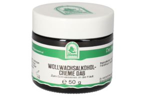 Sie sehen eine Packung WOLLWACHSALKOHOLCREME DAB 50 G, Produktbild: 01 WOLLWACHSALKOHOLCREME DAB 50 G, A-Nr.: 5707744 - 01