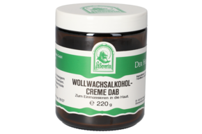 Sie sehen eine Packung WOLLWACHSALKOHOLCREME DAB 220 G, Produktbild: 01 WOLLWACHSALKOHOLCREME DAB 220 G, A-Nr.: 5707767 - 01