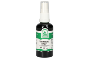 Sie sehen eine Packung YOHIMBEHE SPRAY 50 ML, Produktbild: 01 YOHIMBEHE SPRAY 50 ML, A-Nr.: 5471856 - 01