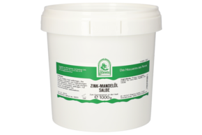 Sie sehen eine Packung ZINK-MANDELOEL SALBE 1000 G, Produktbild: 01 ZINK-MANDELOEL SALBE 1000 G, A-Nr.: 4403485 - 01