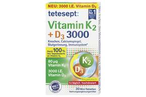 tetesept Vitamin K2+D3 3000 FTA, A-Nr.: 5934925 - 01