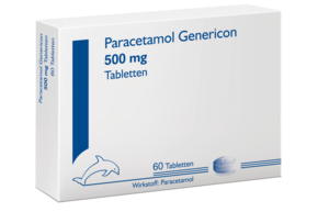 Paracetamol Genericon bei Schmerzen und Fieber, A-Nr.: 4966840 - 01
