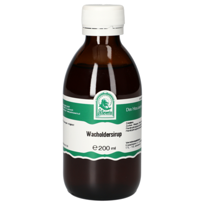 Sie sehen eine Packung WACHOLDERSIRUP, Produktbild: 01 WACHOLDERSIRUP, A-Nr.: 5954170 - 01