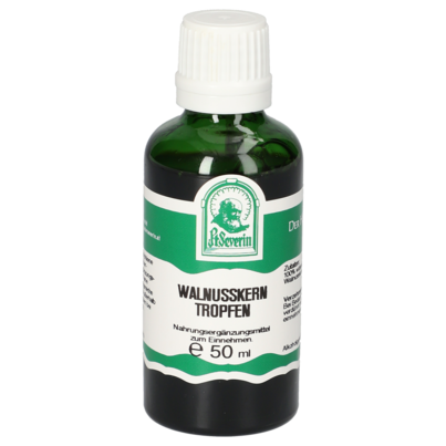 Sie sehen eine Packung WALNUSSKERN TROPFEN 50 ML, Produktbild: 01 WALNUSSKERN TROPFEN 50 ML, A-Nr.: 5902931 - 01