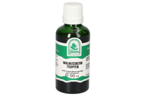 Sie sehen eine Packung WALNUSSKERN TROPFEN 50 ML, Produktbild: 01 WALNUSSKERN TROPFEN 50 ML, A-Nr.: 5902931 - 01