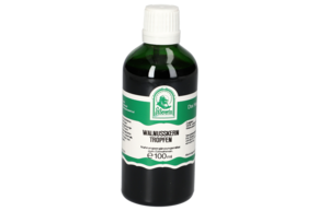 Sie sehen eine Packung WALNUSSKERN TROPFEN 100 ML, Produktbild: 01 WALNUSSKERN TROPFEN 100 ML, A-Nr.: 5902948 - 01